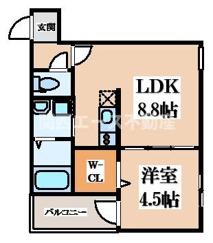 【間取り】 | フジパレス花園Ⅰ番館