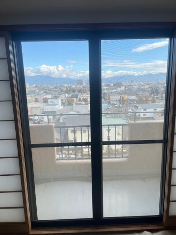 信開ガーデンコート文京の展望|和室からの眺望です。東側バルコニーになっています。