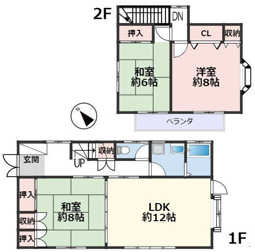 【間取り】 | 九十九里町片貝　中古戸建