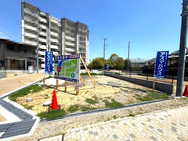 【外観】 | ライフフィールド岸城町　17号地 | 建築条件なし！お好きなハウスメーカーでどうぞ！（2025年4月撮影）