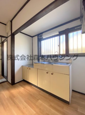 【キッチン】 | 　宝町乾貸家B | お料理しやすいキッチンです