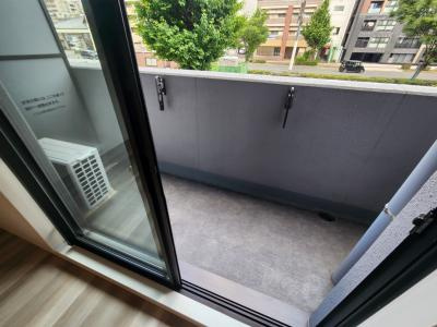 ソルレヴェンテ堀川高辻のバルコニー|東向きバルコニー