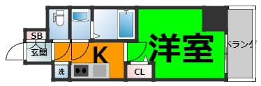 仲介手数料0円プレサンス久屋大通公園セラフィの間取り