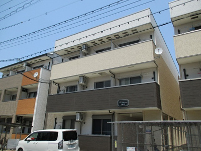 【外観】 | フジパレス吹田ウエスト２番館 | 建物の個性を主張するシックな外観です