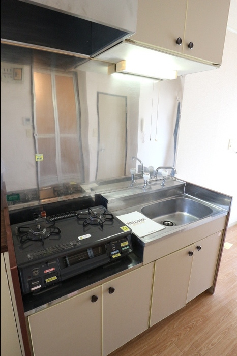 ハイツセイフ Ｂのキッチン|使いやすいキッチンです