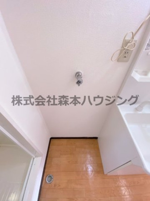 【設備】 | 　石橋ハイツA | 室内洗濯機置き場です