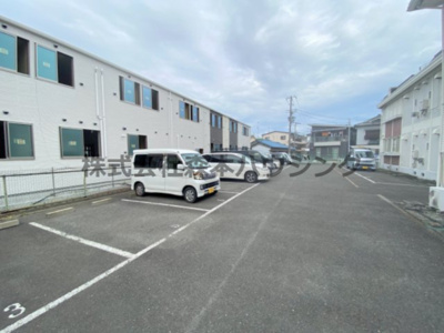 【駐車場】 | 　石橋ハイツA | 駐車スペースもあります