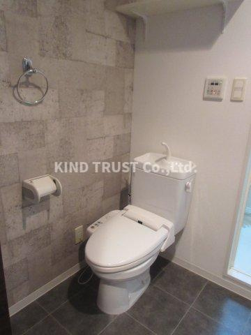 ラ・フォーレ松ケ枝Iのトイレ|落ち着いたトイレです