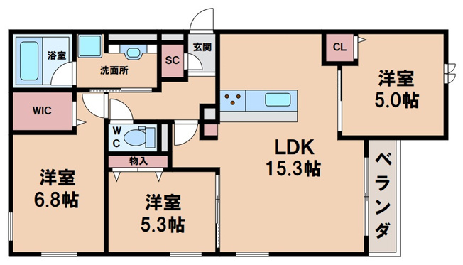 【間取り】 | ヴィーブル阿倍野播磨町
