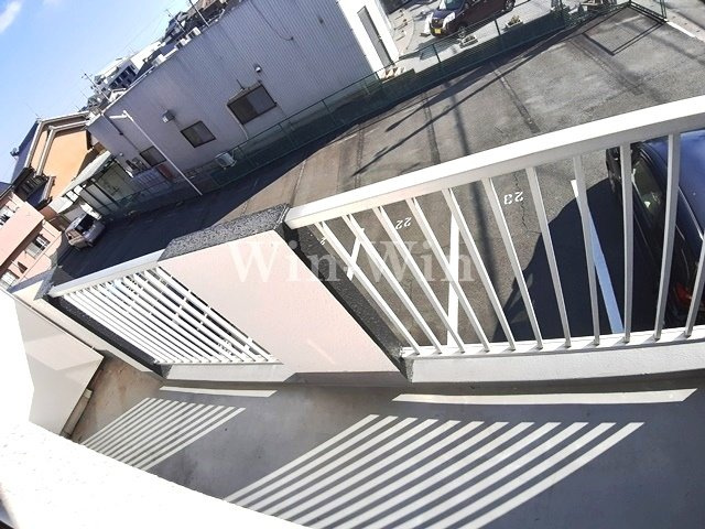 ハイツ東小浜のバルコニー