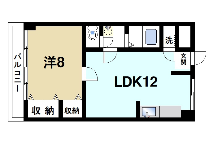マンション　ヒライの間取り