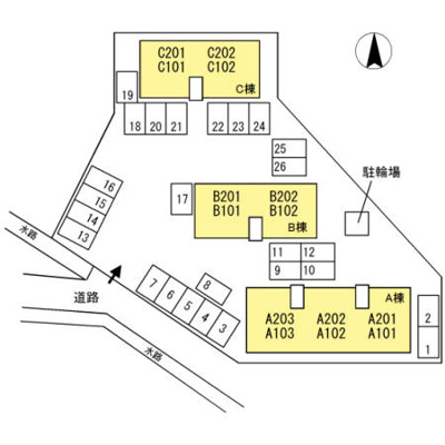 【区画図】 | サンコート森松・