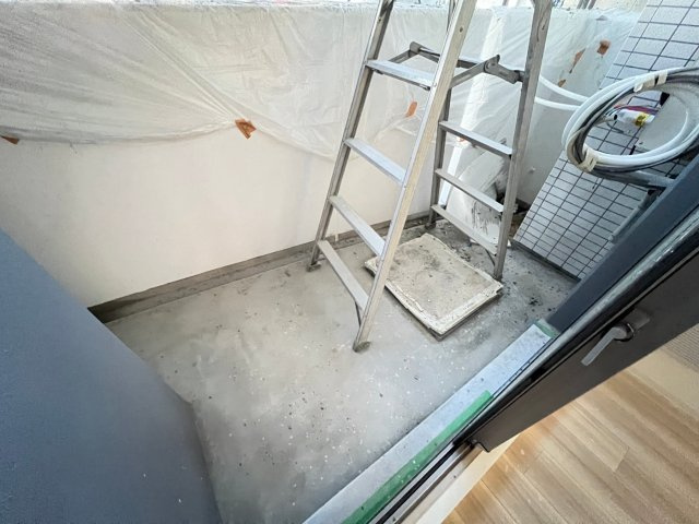 セレニテ難波リアンのバルコニー