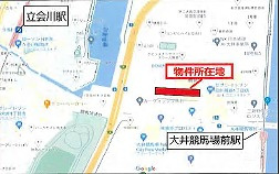 大井競馬場前ショッピングモールウィラ大井オフィス棟の地図