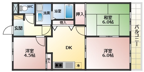 【間取り】 | エクセレンスハイムⅡ