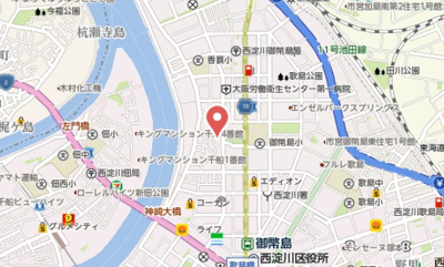 【地図】 | キャレ御幣島