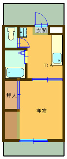 【間取り】 | ハイツ立川