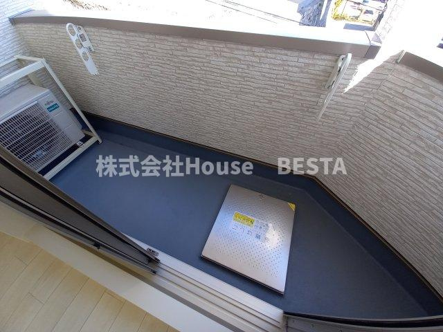 フォレストクリエオーレ中島通のバルコニー