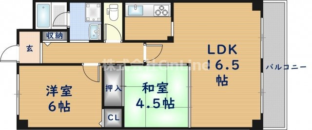 【間取り】 | 第2弥刀マンション