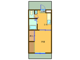 【間取り】 | ハイツ立川