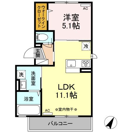 カンパーレGAの間取り