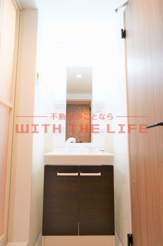 Rassure N・K【キャッシュバック対象物件】の独立洗面台|独立洗面台で身支度をすべて済ませてしまいましょう