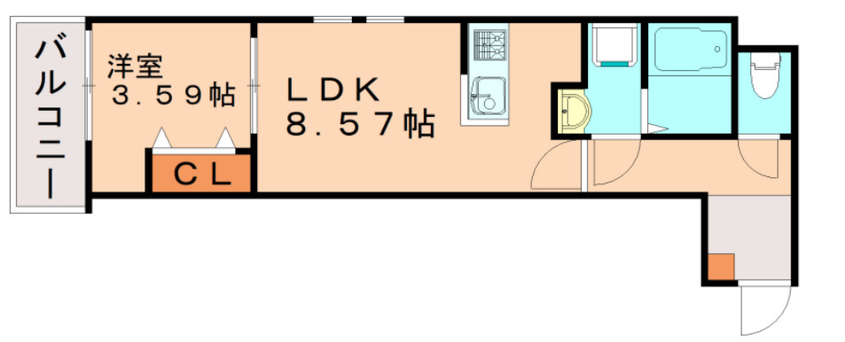 Rassure N・K【キャッシュバック対象物件】の間取り