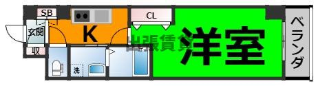仲介手数料0円！SMILE CITY Mの間取り