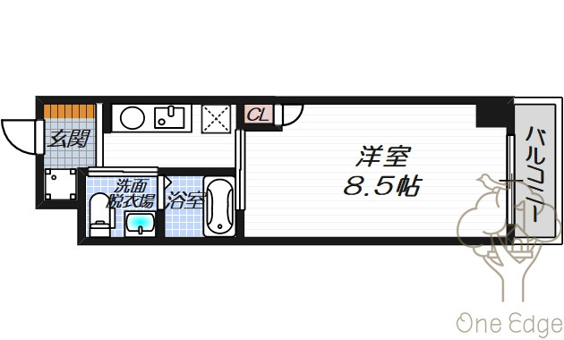 TOYOTOMi STAY Premiuｍ 梅田Ⅱの間取り