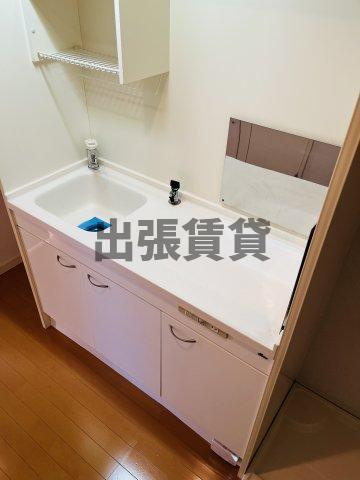 仲介手数料0円！寿キャッスル栄生の洗面所