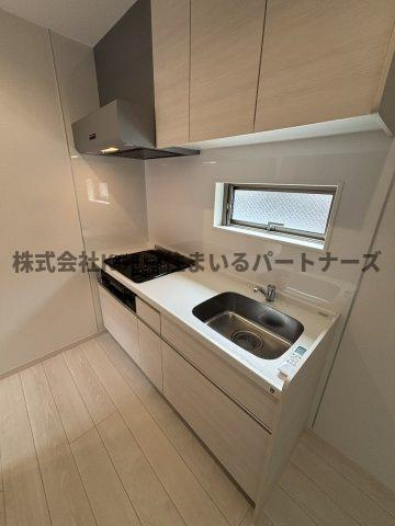 プライマル久留米のキッチン|コンパクトなキッチンで掃除もラクラク