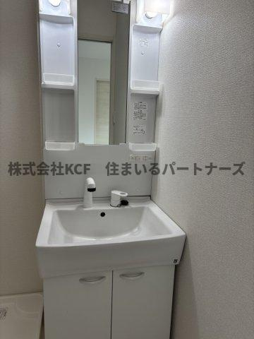 プライマル久留米の洗面所|コンパクトで使いやすい洗面所