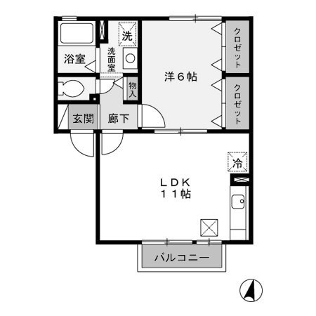 【間取り】 | オリーヴⅡ | オリーヴ