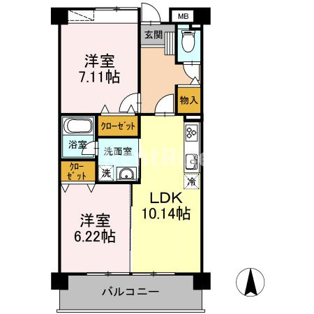 カンタベリーコートの間取り