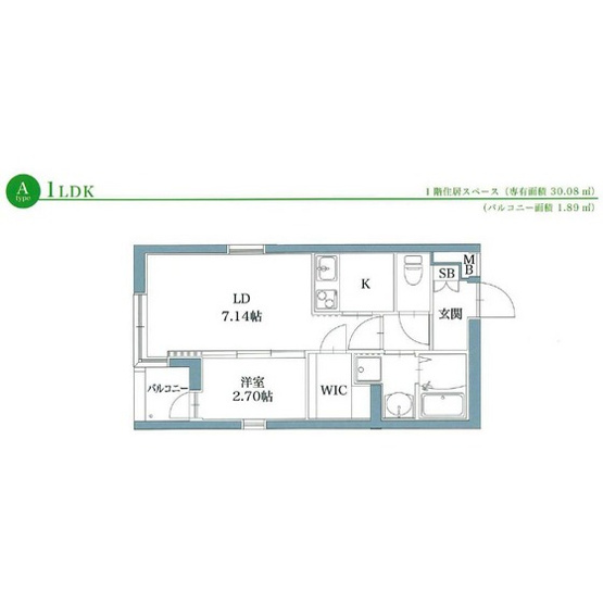 【間取り】 | SUNNY CREST NISHIJIN