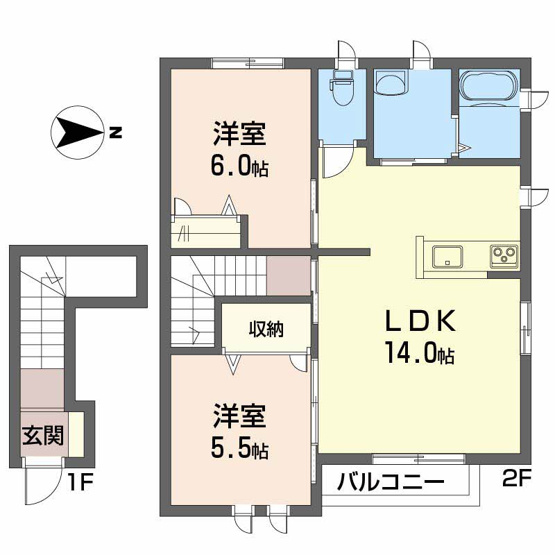 【間取り】 | ブランシュール