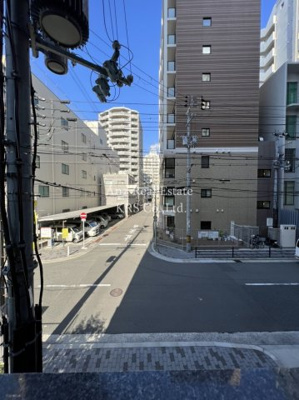 【展望】 | プレサンス新町ウィズ ジョイ | 2階北向きバルコニーからの眺望です☆