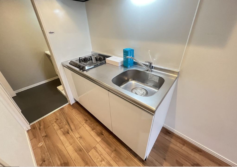 熊本市中央区国府２丁目のアパートのキッチン