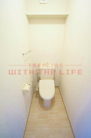 セジュールプリム【キャッシュバック対象物件】のトイレ|シンプルで使いやすいトイレです