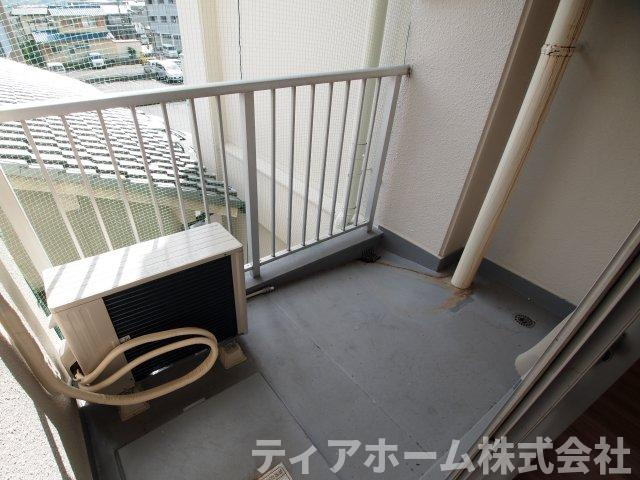 ノースビレッジのバルコニー|陽当たり良好なバルコニーです
