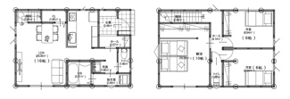 【参考プラン】 | 長浜市室町　土地 | 参考プラン間取図