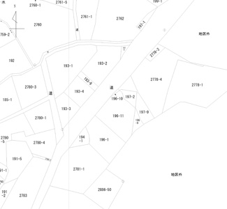 【地図】 | 西川町大井沢　土地