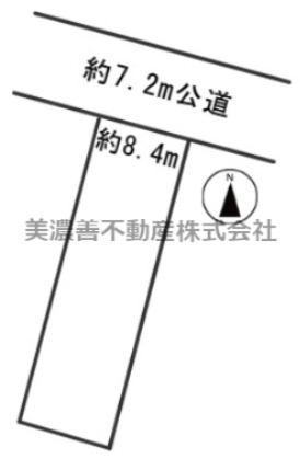６２１３９　岐阜市養老町土地の区画図
