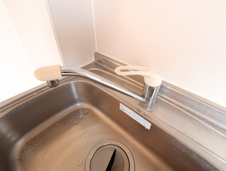 熊本市中央区八王寺町のアパートのキッチン