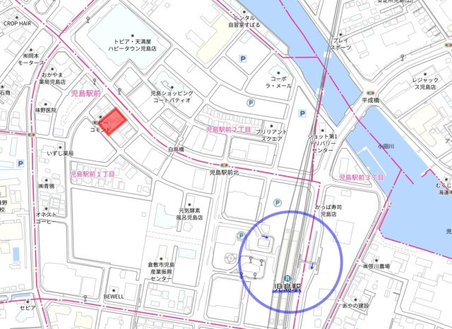 第二ビルの地図