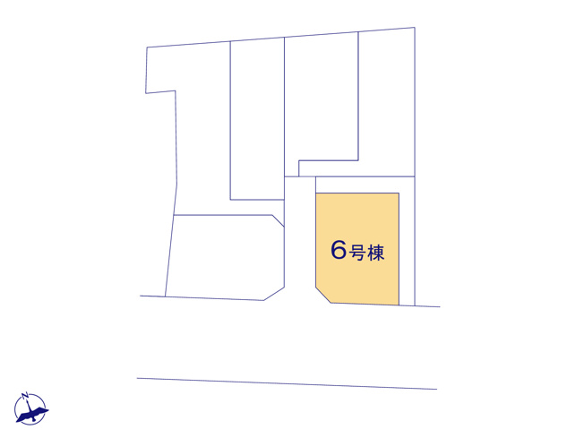 【区画図】 | 加須市久下　TamaTown　新築戸建　全6棟　6号棟