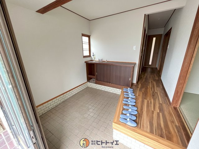 宅間田リフォーム物件の玄関