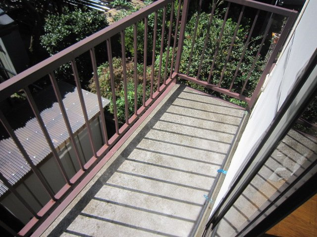 メゾンブラン天文台のバルコニー