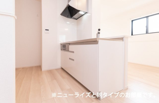 加東市上滝野のアパートのキッチン