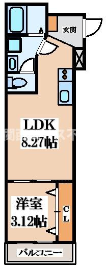 【間取り】 | F+style大蓮東１号館